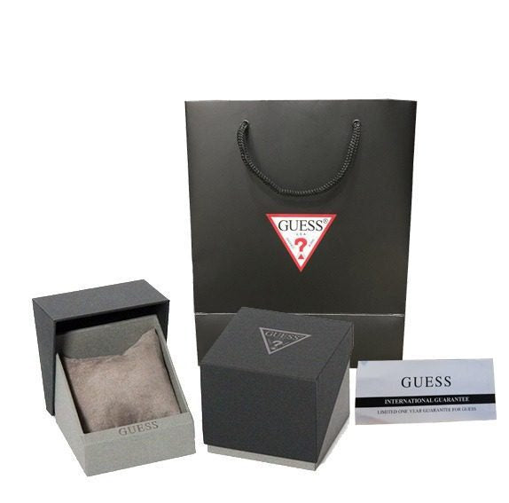 Montre multifonctions Guess Solstice à cadran rond doré pour femme